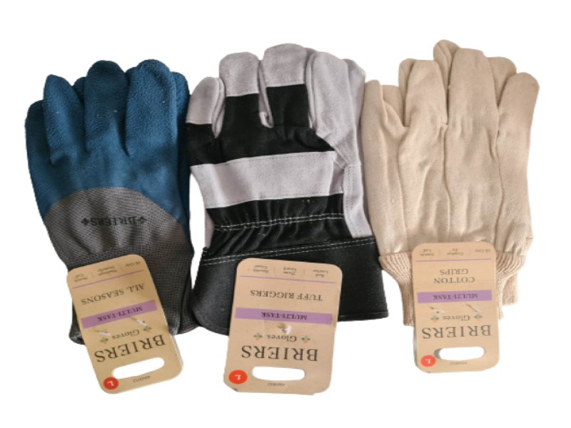 Briers Multi-Use Triple Pack Gardening Gloves - Picture 2 of 2